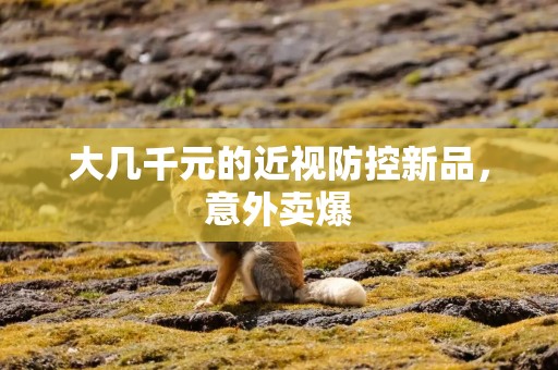 大几千元的近视防控新品，意外卖爆