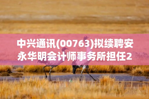 中兴通讯(00763)拟续聘安永华明会计师事务所担任2026年度财务报告审计机构和内控审计机构