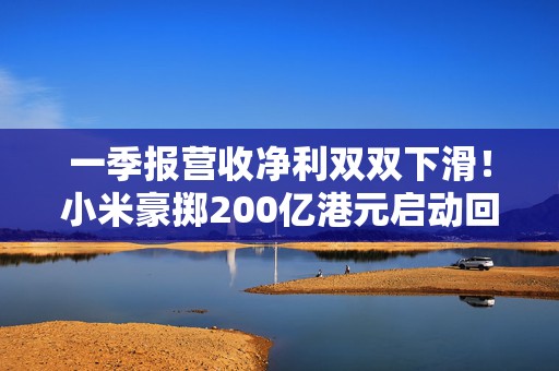 一季报营收净利双双下滑！小米豪掷200亿港元启动回购