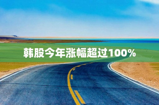 韩股今年涨幅超过100%