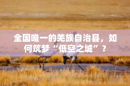 全国唯一的羌族自治县，如何筑梦“低空之城”？
