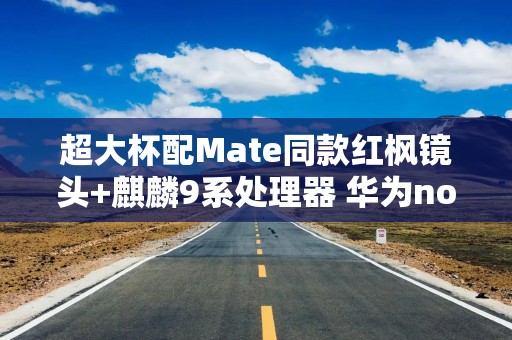 超大杯配Mate同款红枫镜头+麒麟9系处理器 华为nova14系列本月见