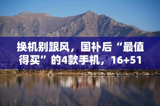 换机别跟风，国补后“最值得买”的4款手机，16+512G价格“崩盘”