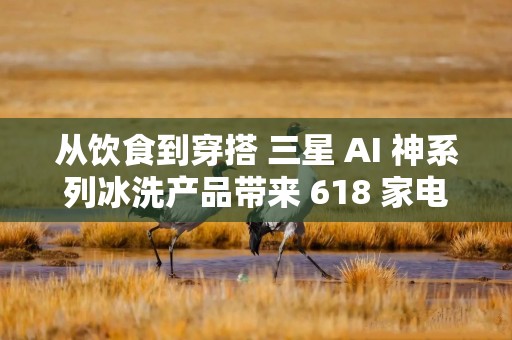 从饮食到穿搭 三星 AI 神系列冰洗产品带来 618 家电焕新好选择