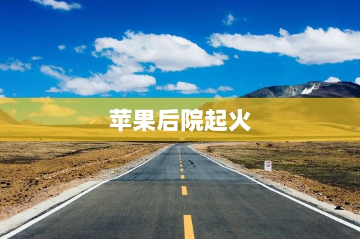 苹果后院起火