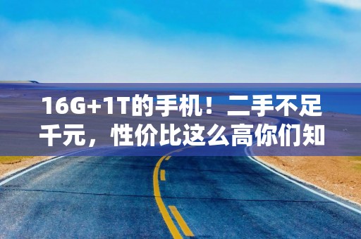 16G+1T的手机！二手不足千元，性价比这么高你们知道吗？