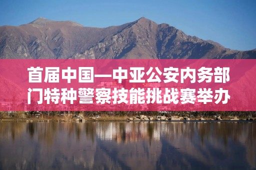 首届中国—中亚公安内务部门特种警察技能挑战赛举办
