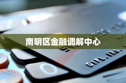 南明区金融调解中心