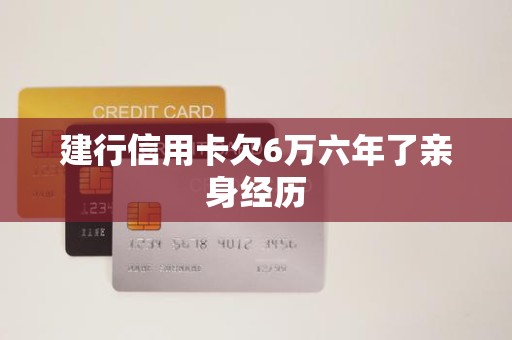 建行信用卡欠6万六年了亲身经历