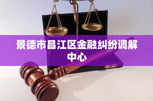 景德市昌江区金融纠纷调解中心