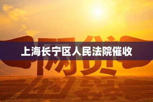 上海长宁区人民法院催收