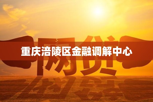 重庆涪陵区金融调解中心