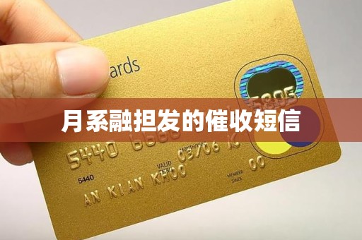 月系融担发的催收短信