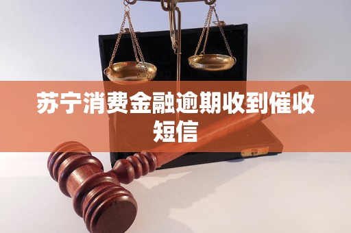 苏宁消费金融逾期收到催收短信