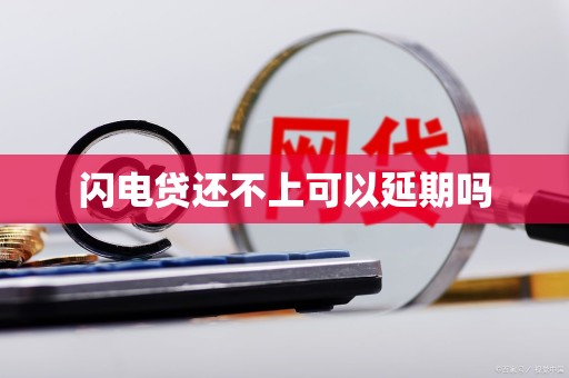 闪电贷还不上可以延期吗