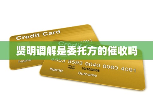 贤明调解是委托方的催收吗