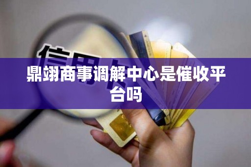 鼎翊商事调解中心是催收平台吗