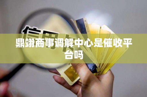 鼎翊商事调解中心是催收平台吗