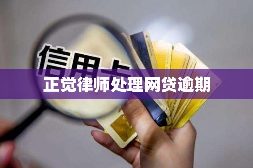 正觉律师处理网贷逾期