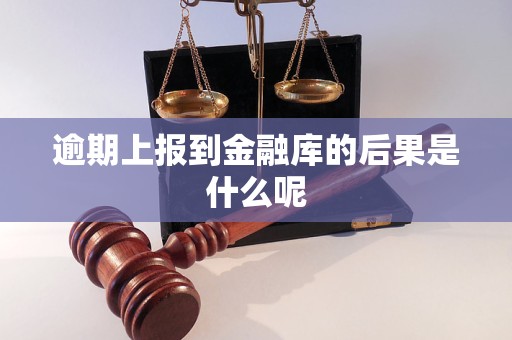 逾期上报到金融库的后果是什么呢