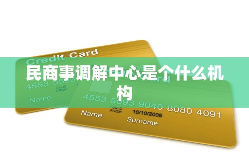 民商事调解中心是个什么机构