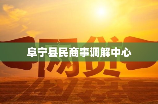 阜宁县民商事调解中心