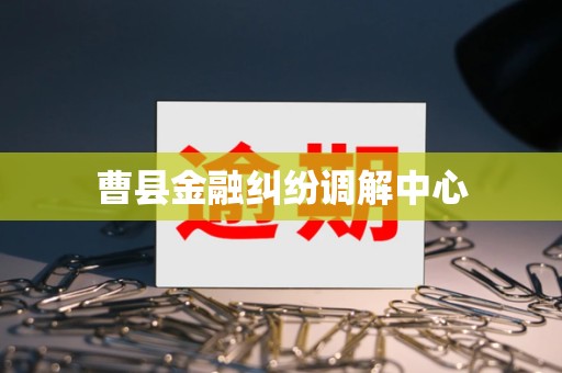 曹县金融纠纷调解中心