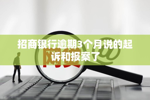 招商银行逾期3个月说的起诉和报案了