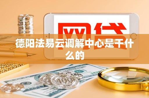 德阳法易云调解中心是干什么的