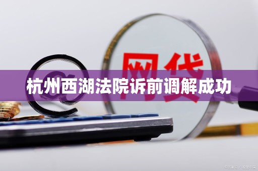 杭州西湖法院诉前调解成功