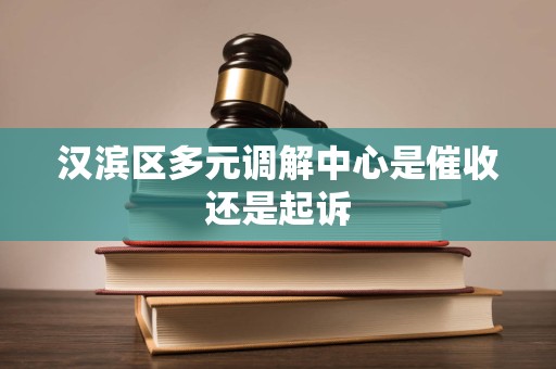 汉滨区多元调解中心是催收还是起诉