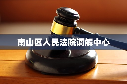 南山区人民法院调解中心