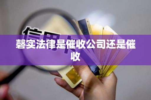 磬实法律是催收公司还是催收