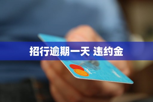 招行逾期一天 违约金