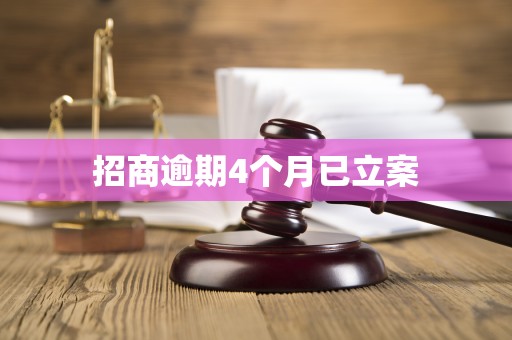 招商逾期4个月已立案