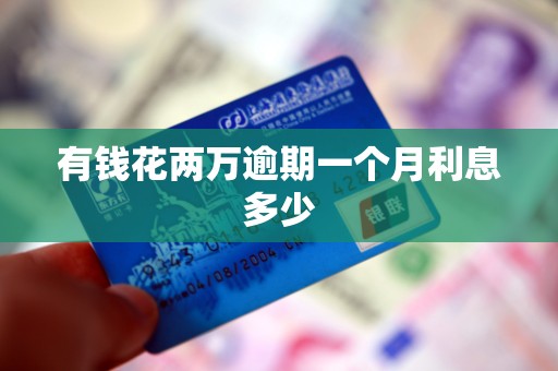 有钱花两万逾期一个月利息多少