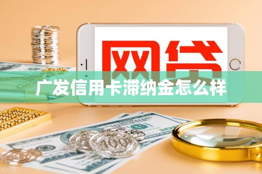 广发信用卡滞纳金怎么样