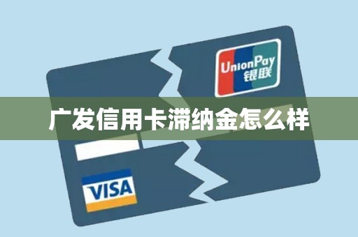 广发信用卡滞纳金怎么样