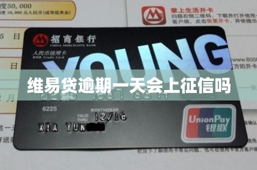 维易贷逾期一天会上征信吗