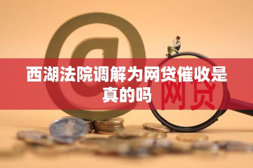 西湖法院调解为网贷催收是真的吗