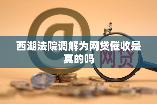 西湖法院调解为网贷催收是真的吗