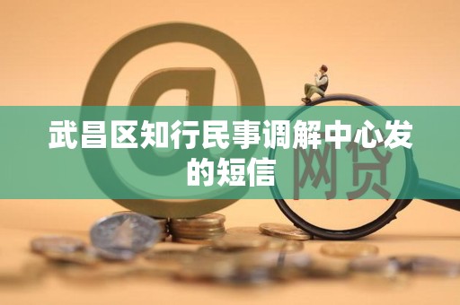 武昌区知行民事调解中心发的短信