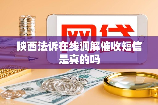 陕西法诉在线调解催收短信是真的吗