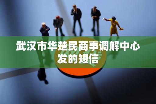 武汉市华楚民商事调解中心发的短信