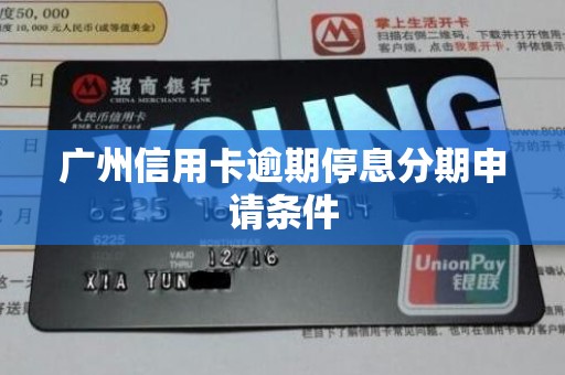 广州信用卡逾期停息分期申请条件