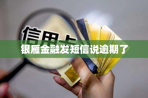 银雁金融发短信说逾期了