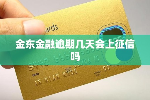 金东金融逾期几天会上征信吗