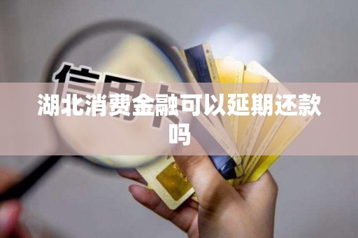 湖北消费金融可以延期还款吗