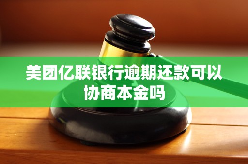 美团亿联银行逾期还款可以协商本金吗