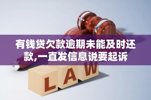 有钱贷欠款逾期未能及时还款,一直发信息说要起诉